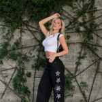 Wide Leg Star Black
