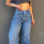 WIDE LEG SCANDAL BLUE